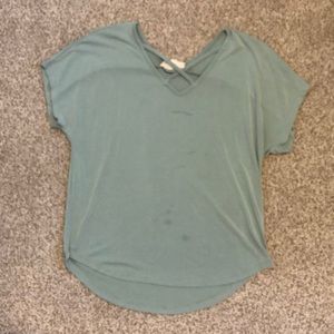 Cross Cross Cyan Blouse